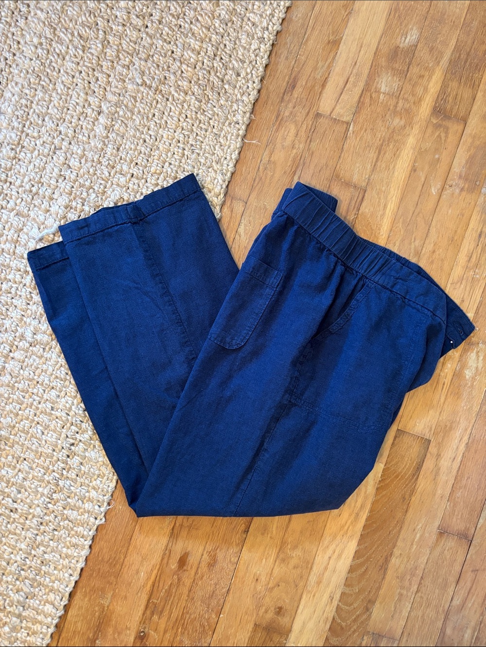 Liz Claiborne Navy Straight Leg Pants